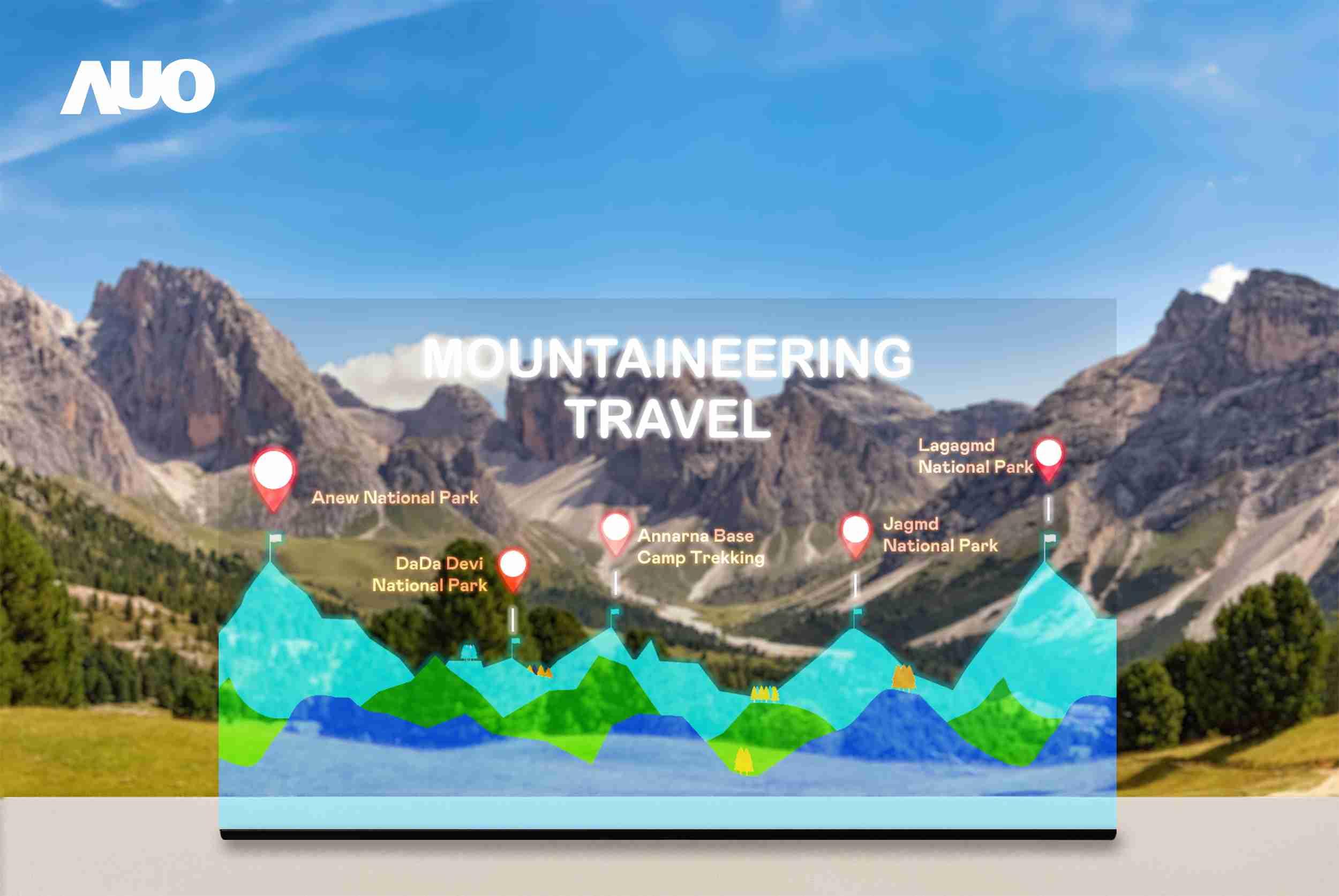 EBpay展示全球单片尺寸最大(*)42吋透明Micro LED显示器拼接而成的〝64吋透明Micro LED显示器〞，，，具备高透明度、、、1,000 nits高亮度、、广色域、、采用三边无边框的无缝拼接等多重特色，，，呈现超高清、、、细腻画质而不遮挡后方视觉，，，满足层峰需求，，，可广泛运用于零售、、、艺术展览或商业空间等场域